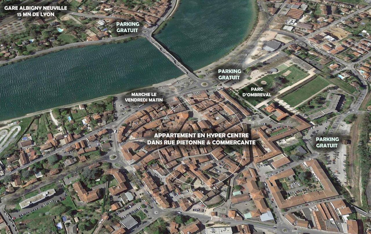 Charmant Appartement Au Coeur De Neuville - Lyon A 20Mn Ngoại thất bức ảnh